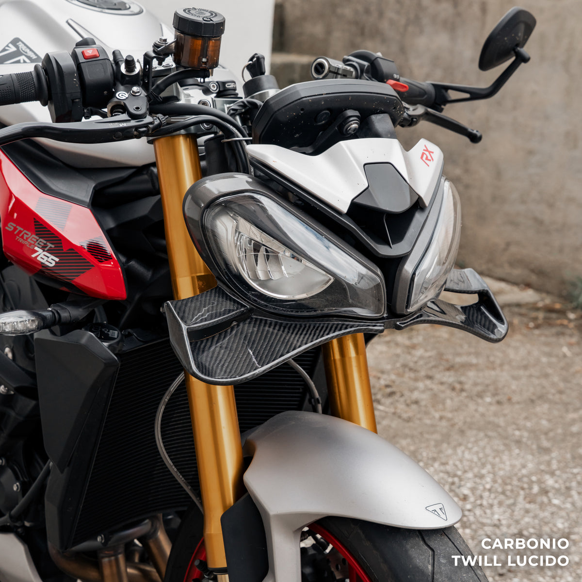 Ala frontale Triumph Street Triple 765 (24-26)